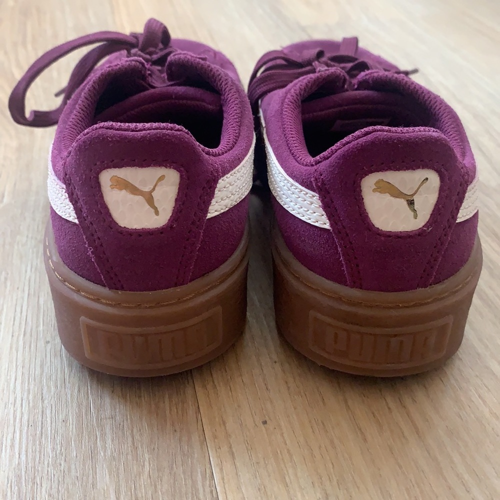 Puma Platform Sneaker in Purple Suede - Picture 3 of 6